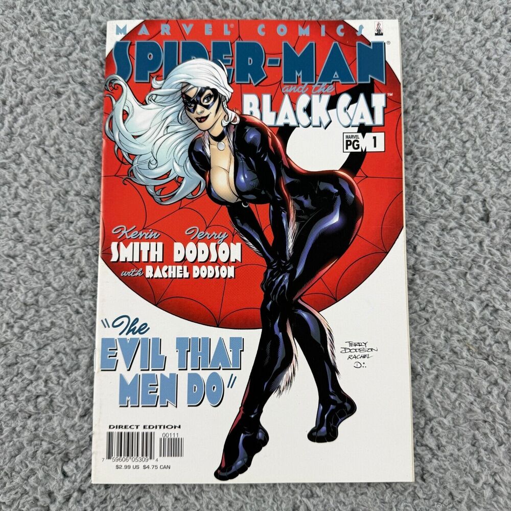 SPIDER-MAN BLACK CAT THE EVIL THAT MEN DO #1 Kevin Smith 2002 1st Print